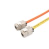 Moduł (gniazdo) keystone RJ45 (8P8C) kat.6A, STP,ekranowany, beznarzędziowy, stalowy, 24szt