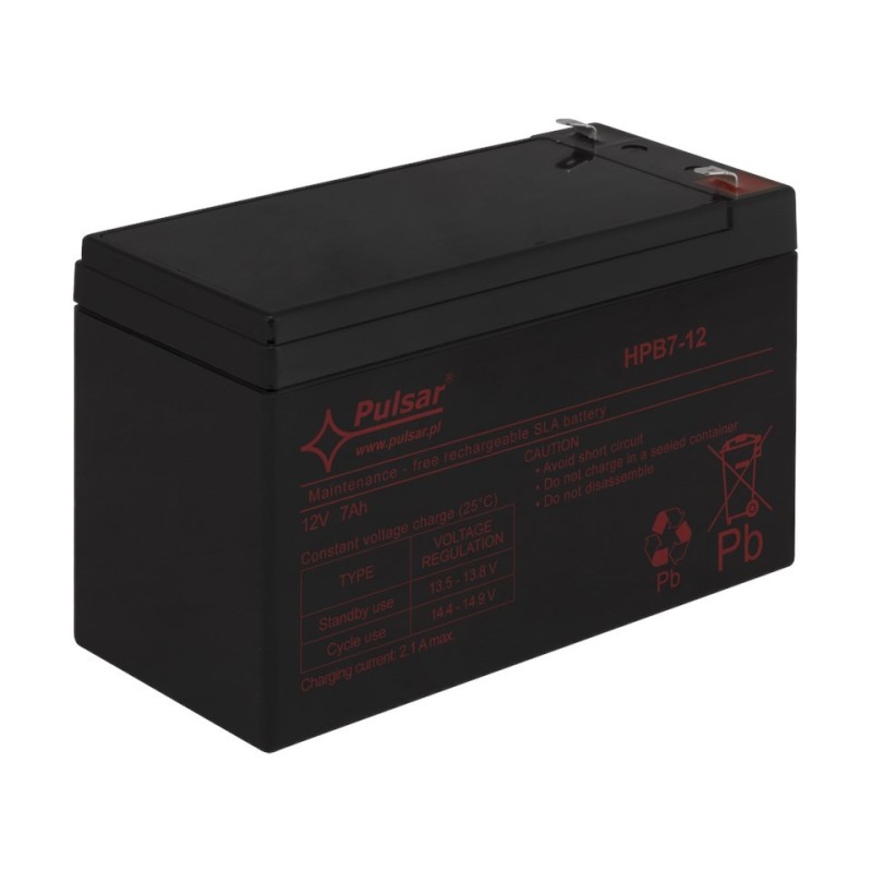 HPB7-12 Akumulator 7Ah/12V HPB