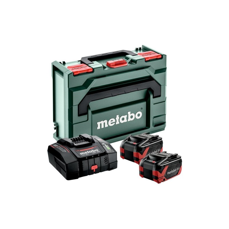 Akumulator METABO 18V 8,0Ah LiHD XTREME 2szt. + Ładowarka ASC 290 METABOX
