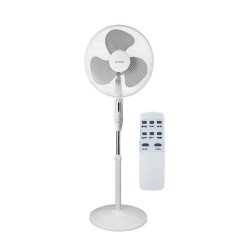 VOLTENO WENTYLATOR PODŁOGOWY CZARNY+ PILOT 40cm PODSTAWA KOŁO