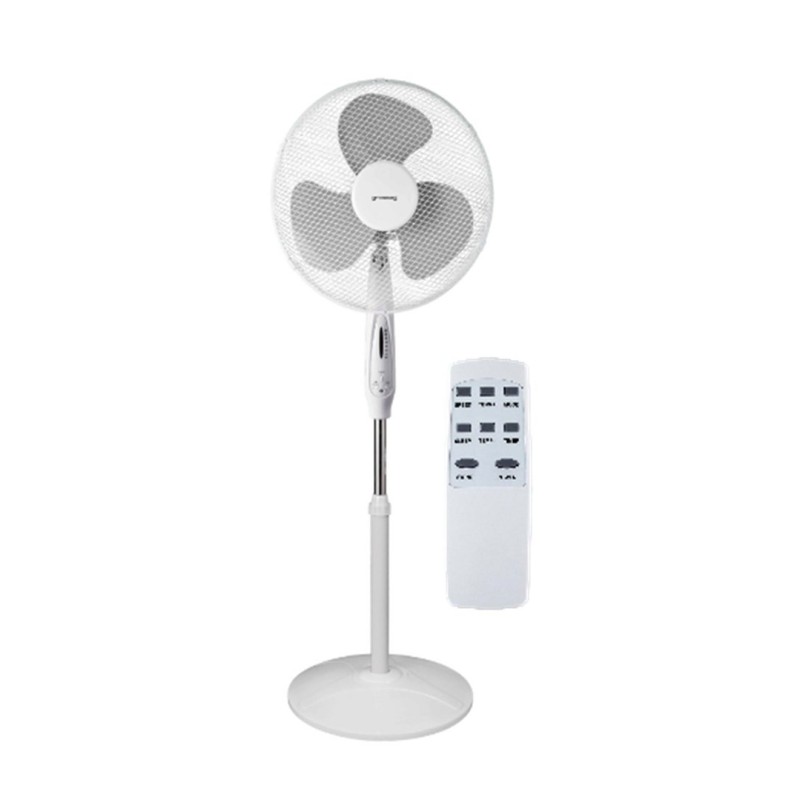 VOLTENO WENTYLATOR PODŁOGOWY CZARNY+ PILOT 40cm PODSTAWA KOŁO