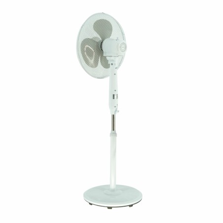 VOLTENO WENTYLATOR PODŁOGOWY BIAŁY+ PILOT 40cm PODSTAWA KOŁO
