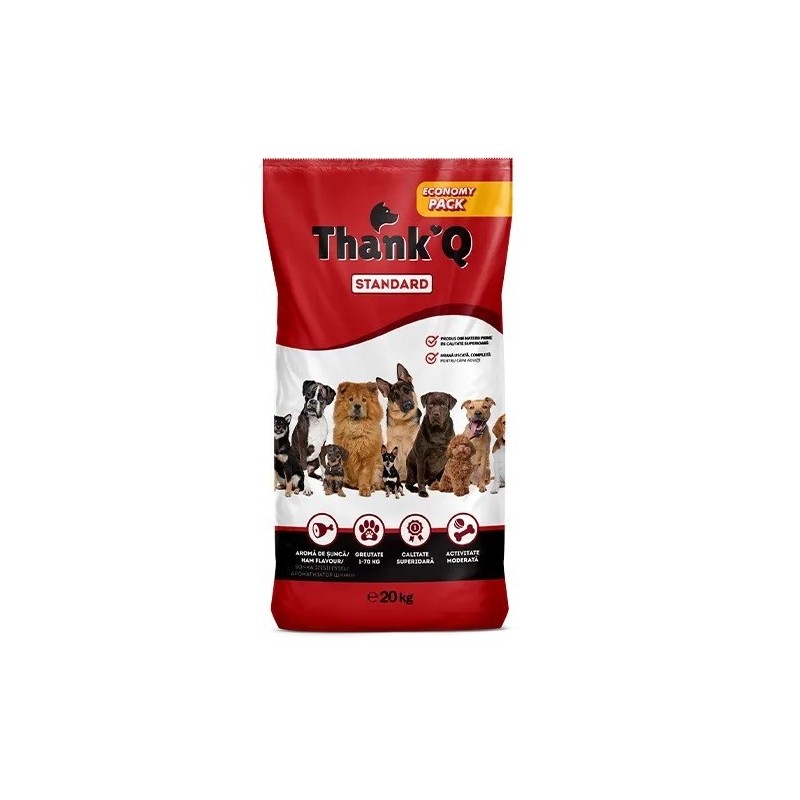 THANK'Q STANDARD smak wołowiny karma dla psa 20kg