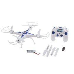 Revell GO! STUNT 4 wirn. Quadcopter 380 mAh Niebieski, Biały