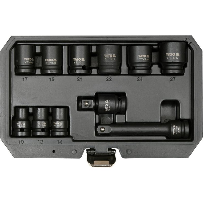 YT.NASADKI UDAROWE 11cz. 1/2" 10-27mm