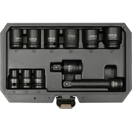YT.NASADKI UDAROWE 11cz. 1/2" 10-27mm