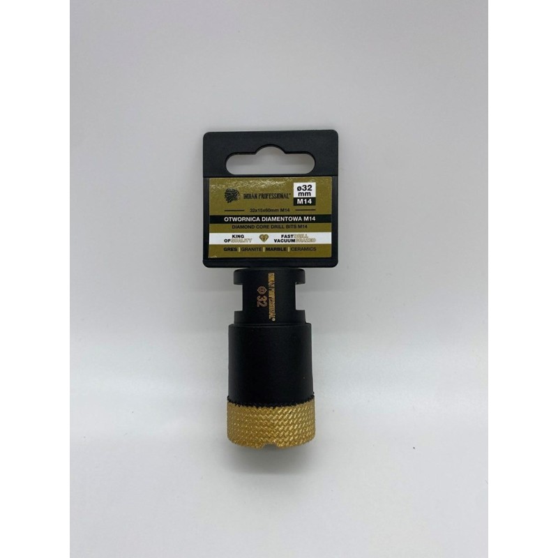 KORONA DIAMENTOWA M14 32mm WIERCENIE NA SUCHO /INDIAN PROFESSIONAL