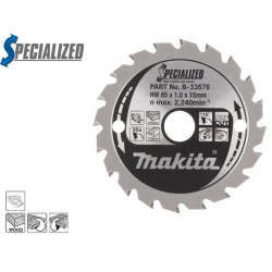MAKITA PIŁA TARCZOWA 85x15x20z SPECJALIZED DREWNO