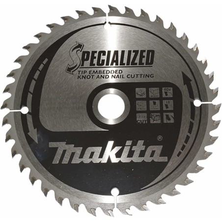 Makita piła tarczowa 165x20x40z Specialized drewno (z gwoździami i sękami)
