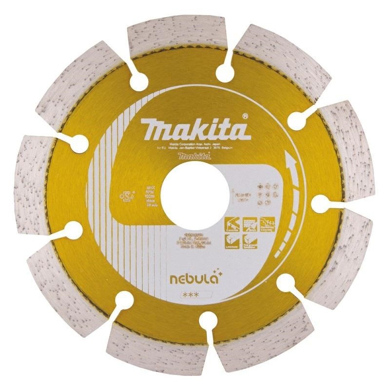 MAKITA TARCZA DIAMENTOWA 115x22,23mm SEGMENT (NA SUCHO) BETON
