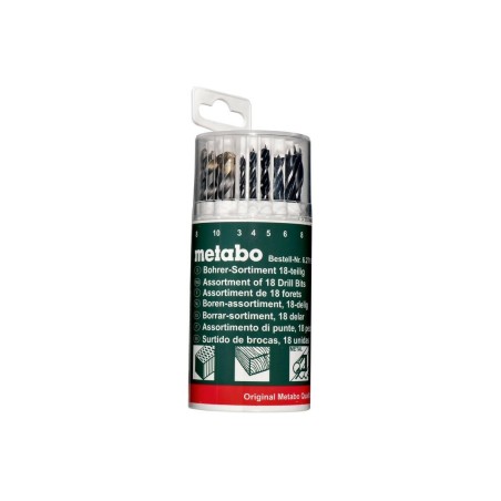 METABO ZESTAW WIERTEŁ MIX 18szt.