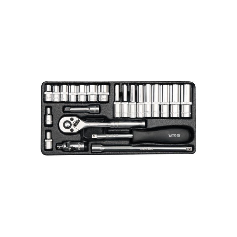 YT.ZESTAW KLUCZY 1/4" 23el...