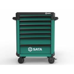 SATA wózek warsztatowy 7-szuflad ST95113G PRO zielony 299cz.