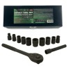 ROCKFORCE ZESTAW KLUCZY UDAR.12el. 1/2" 6KĄT. (10-24mm)