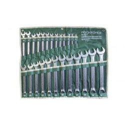 ROCKFORCE KLUCZ PŁASKO-OCZKOWY komplet 25 elementów (6-32mm)