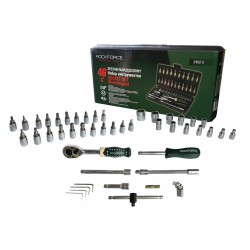ROCKFORCE ZESTAW KLUCZY 1/4" 46el.