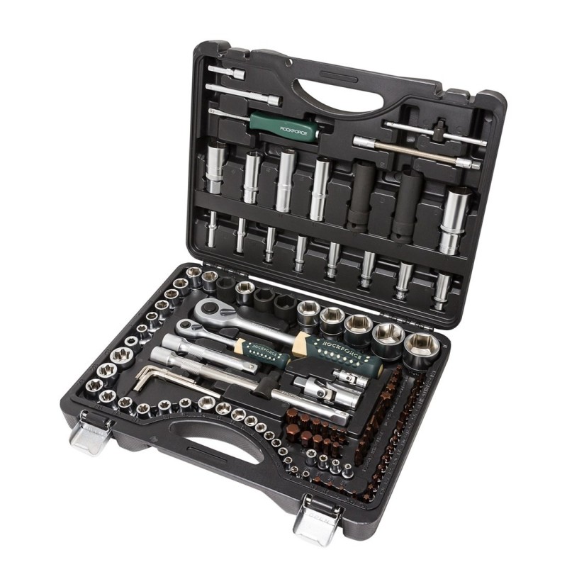 Zestaw kluczy ROCKFORCE 108 elementów +6 elementów RF-41082-5 PREMIUM