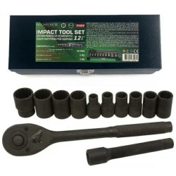 ROCKFORCE ZESTAW KLUCZY UDAR.12el. 1/2" 12KĄT. (10-24mm)
