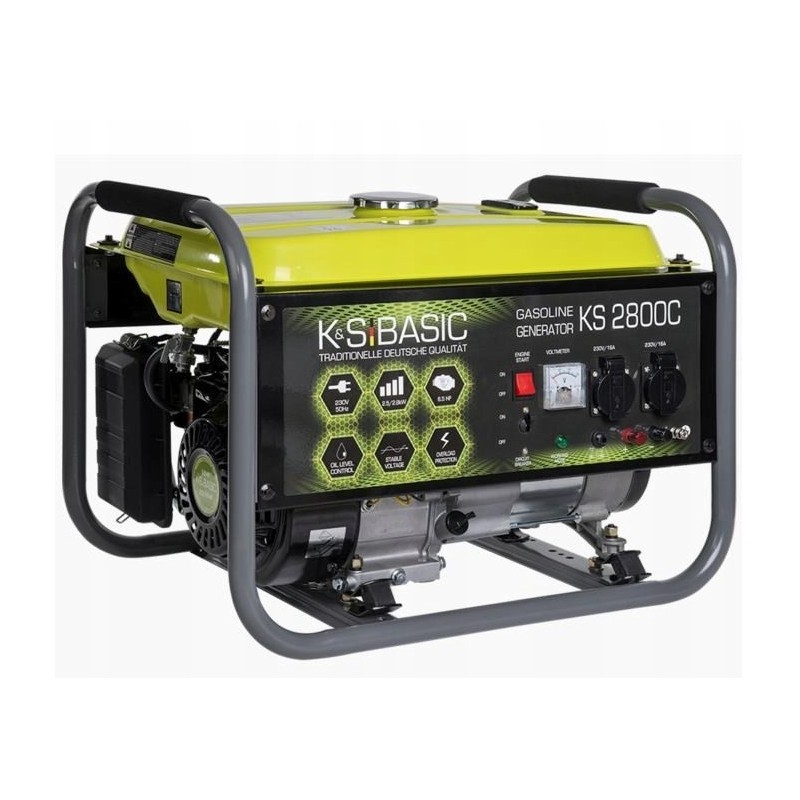 Generator benzynowy KSB 2800C 2,5kW 230V. Basic (uzwojenie miedziane)