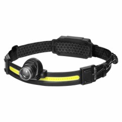 ORNO LATARKA CZOŁOWA LED COB 3W + LED CREE 10W AKUM. 1200mAh ...
