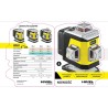 Laser krzyżowy NIVEL SYSTEM CL4R 4x360 wiązka czerwona