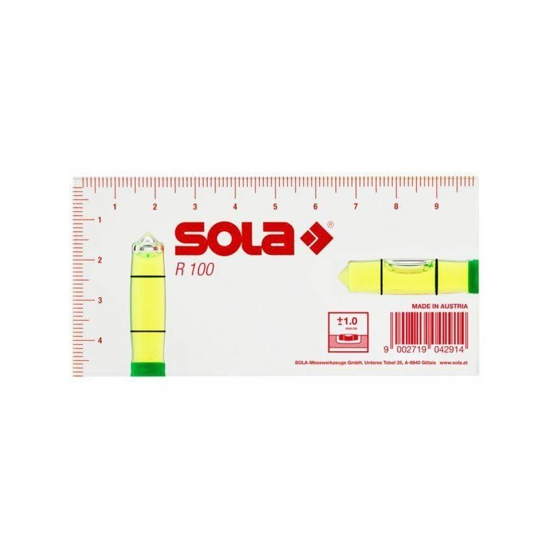 SOLA POZIOMICA R 100 GREEN AKRYLOWA SOLA POZIOMICA R 100 GREEN AKRYLOWA