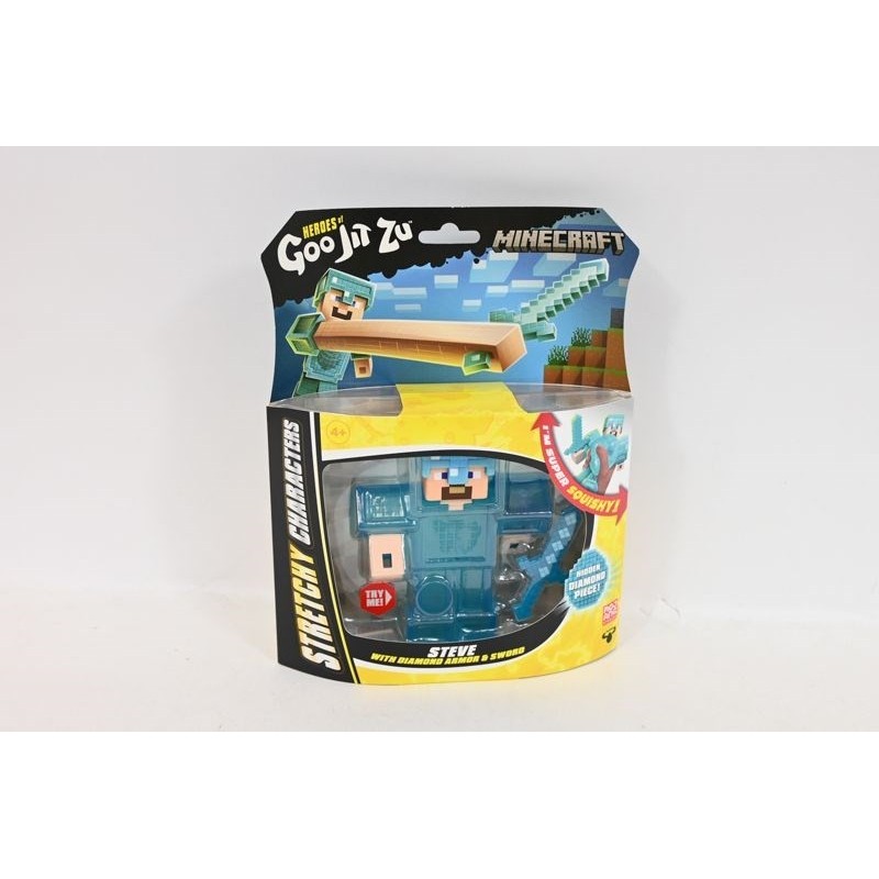 *****Goo Jit Zu Minecraft Steve Stretchy 42766