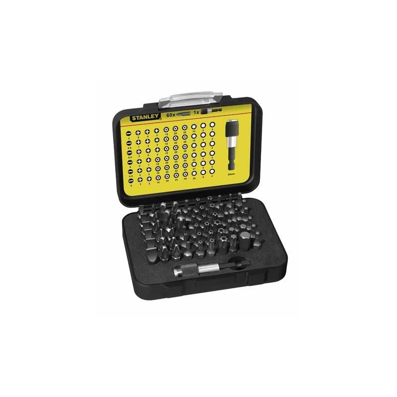 zestaw 61 szt końcówki 1/4"