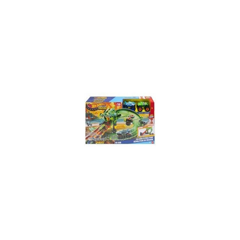 Zestaw wyścigowy z autkami Hot Wheels MT Smoczy wyścig JFR06