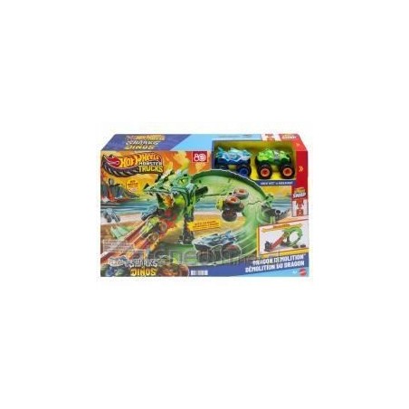 Zestaw wyścigowy z autkami Hot Wheels MT Smoczy wyścig JFR06