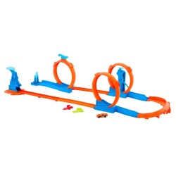 Samochodzik Hot Wheels Super tor potrójna pętla JDW39/2