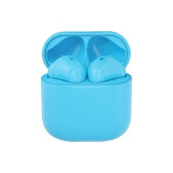 Słuchawki Bluetooth Happy Plugs, model Joy, True Wireless, kolor niebieski