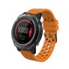 Smartwatch BT Denver SW-510 GPS czarny z pomarańczowym paskiem