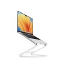 Stojak Twelve South Curve Flex - justierbarer Aluminum Stand biały