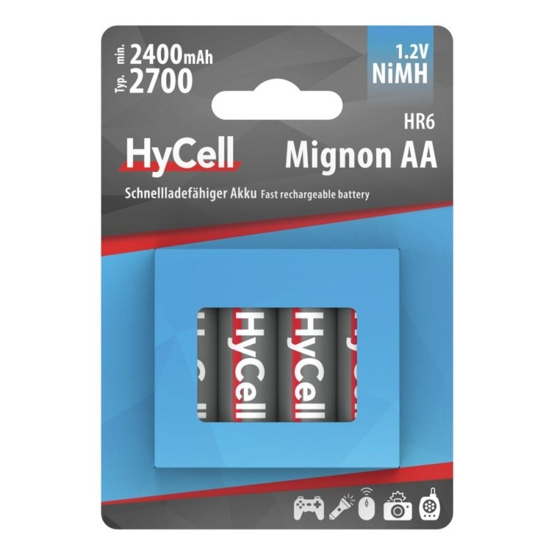 Akumulatory HyCell NiMH AA / HR6 typ 2700, 4 szt