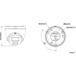 Kamera IP HIKVISION DS-2CD1363G2-LIUF/SL 2.8mm PL