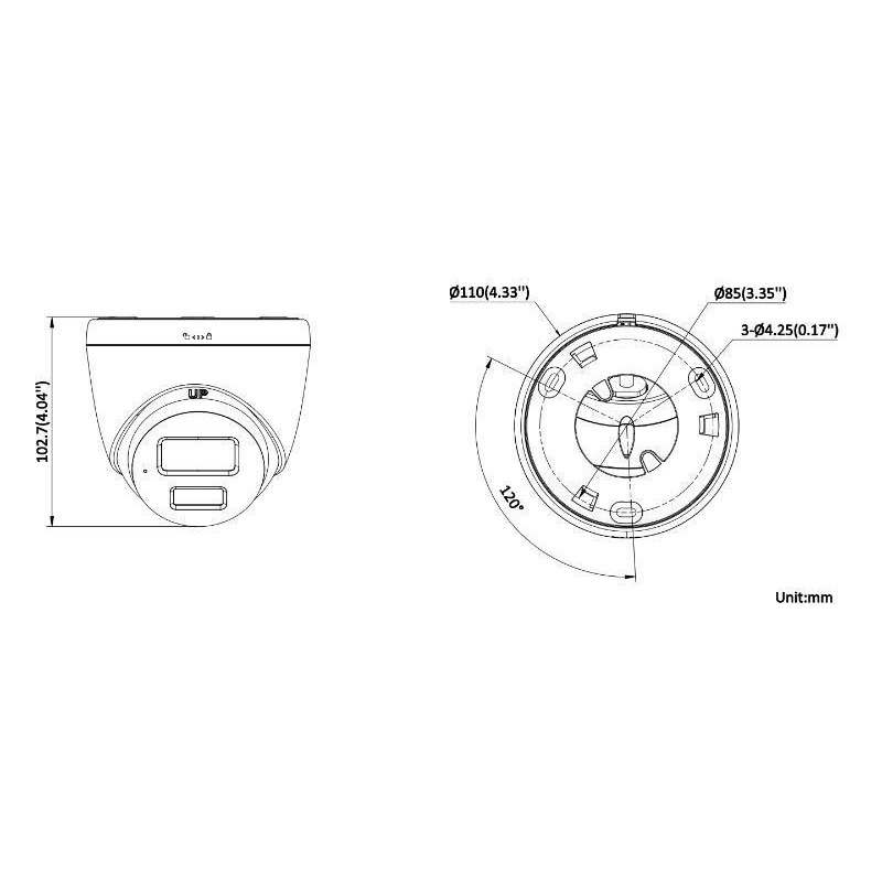 Kamera IP HIKVISION DS-2CD1363G2-LIUF/SL 2.8mm PL