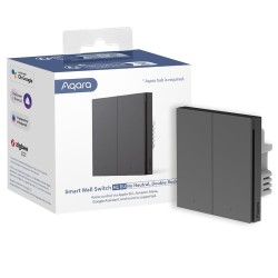 Aqara Smart Wall Switch H1 Szary podwójny bez neutrala