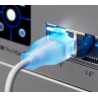 Ubiquiti UACC-Cable-Patch-EL-12M-W kabel sieciowy Półprzezroczysty, Biały Cat6