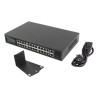 SWITCH LANBERG RSFE-24P-2C-250 24X 100MB POE+/2X COMBO RACK 19" GIGABIT ETHERNET 250W