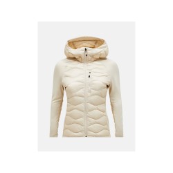 Kurtka Peak Performance Helium Down Hybrid Hood beżowy