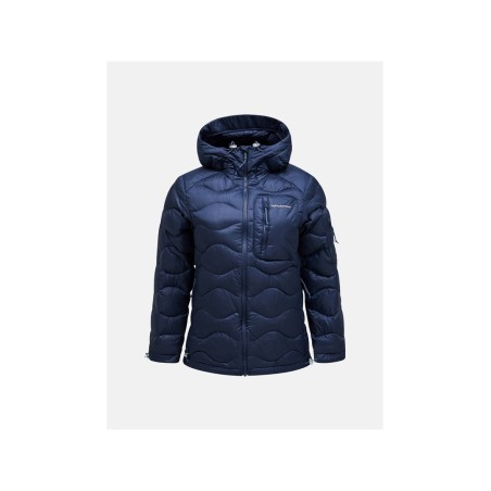 Kurtka puchowa damska PEAK PERFORMANCE Helium Utility Down Hood Jacket Women niebieski