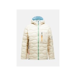 Kurtka puchowa męska PEAK PERFORMANCE Helium Utility Down Hood Jacket Men beżowy