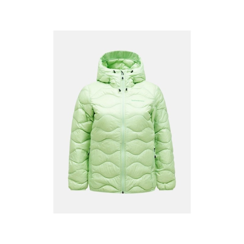 Kurtka puchowa damska PEAK PERFORMANCE Helium Down Hood Jacket Women zielony