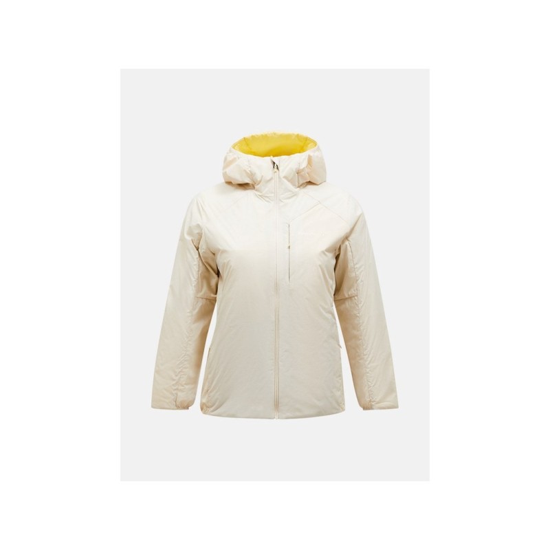 Kurtka PEAK PERFORMANCE W Freelight Reversible Hood beżowy