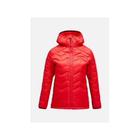 Kurtka PEAK PERFORMANCE Elevate Liner Hood Jacket Women czerwony