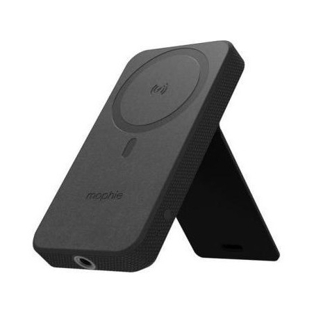 mophie 10000mAh Snap+ MagSafe Power Bank z podstawką, 10000 mAh, Litowo-jonowy (Li-Ion), Ładowanie bezprzewodowe, 20 W,