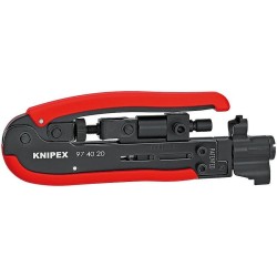 Szczypce Knipex do kabli i złączy F, BNC, RCA