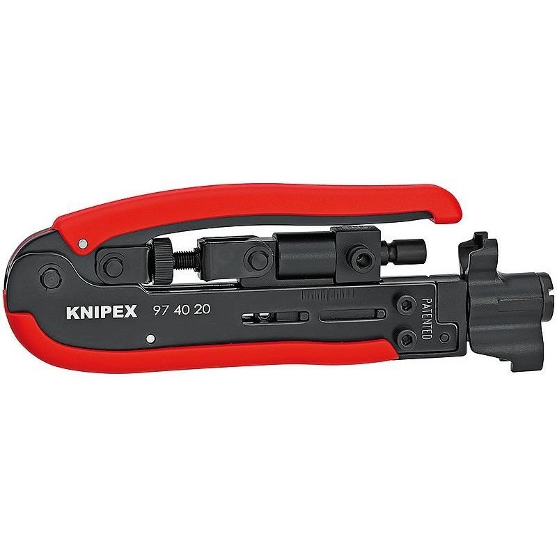 Szczypce Knipex do kabli i złączy F, BNC, RCA