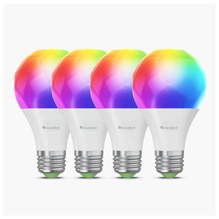 Zestaw 4 inteligentnych żarówek A60-E27 (Wi-Fi) Nanoleaf Essentials Smart Bulbs